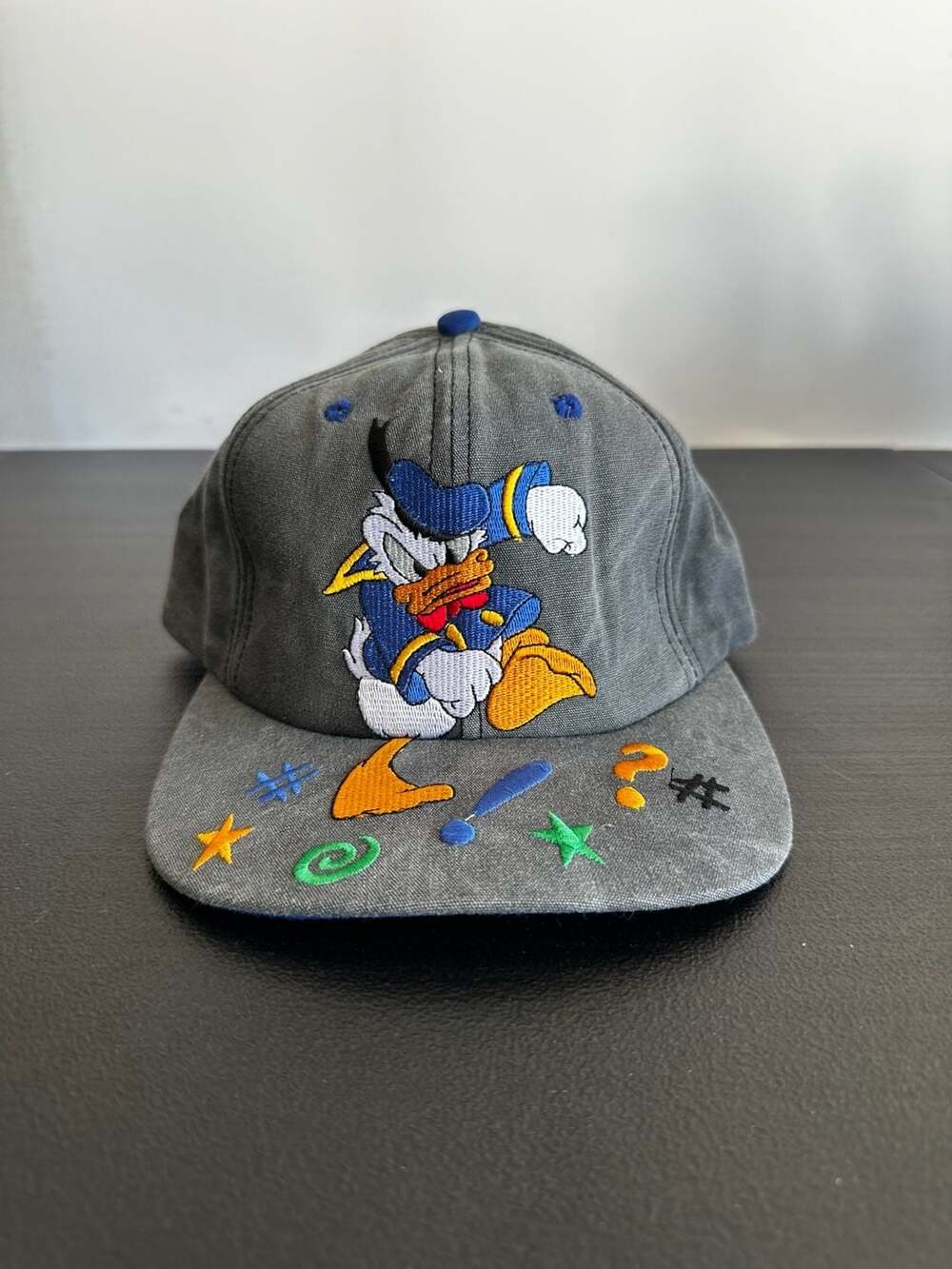 Vintage 90s Disney Donald Duck Angry Cursing Snapback Hat by Goofy's Hat Co.